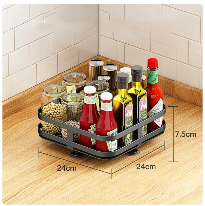 Multi-Functional Kitchen Spice Rack – Space-Saving Organizer for Easy Access & Storage